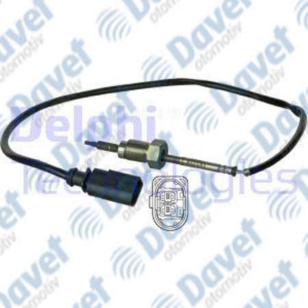 DELPHI TS30038 Egzoz Sicaklik Sensoru 2 Kutuplu Siyah Crafter 12>16 T5 10>11 Caac Caae  ####